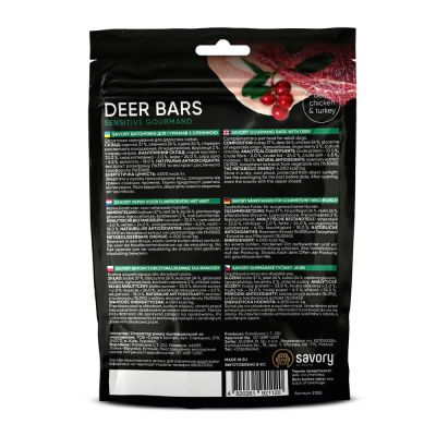 ��������� ��� ����� Savory Bars With Venison 100 � (4820261921120) - �������� 2