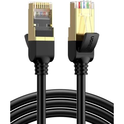 ����-���� 1�, F/FTP cat 7 RJ-45 black Ugreen (U_11268) - �������� 1