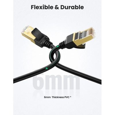 ����-���� 2�, F/FTP cat 7 RJ-45 black Ugreen (U_11269) - �������� 2