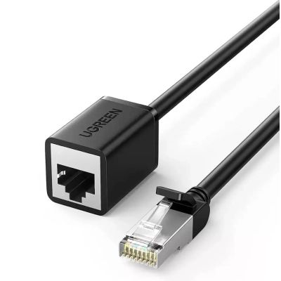 ����-���� 0.5� F/UTP cat 6 RJ-45 extension black Ugreen (U_11278) - �������� 1