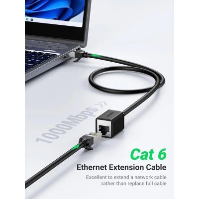 ����-���� 1�, F/UTP cat 6 RJ-45 extension black Ugreen (U_11279) - �������� 2