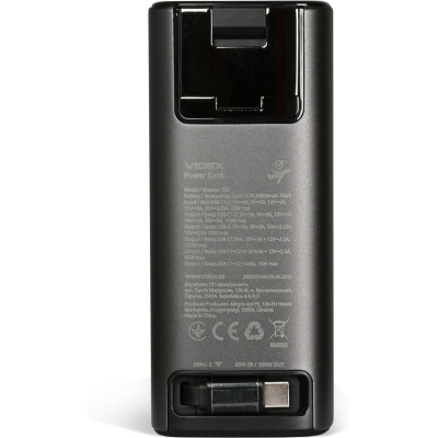 ��� Videx 20000mAh 130W PD/100W TFT LCD Display (VPB-350-G) - �������� 3