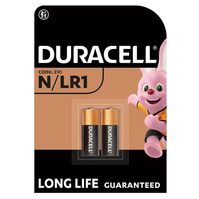 ��������� Duracell N 1.5V ��������, LR1/E90/4001/AM5/MN9100 2 ��. � �������� (5007465) - �������� 1