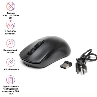 ����� Hlmer MW-03OF Wireless/Bluetooth Black (MW-03OF) - �������� 12