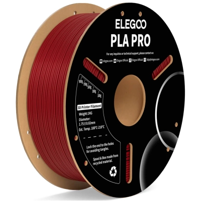 ������� ��� 3D-�������� ELEGOO PLA PRO 1��, 1.75��, red burgundy (50.203.0190) - �������� 1