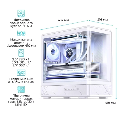 ������ ��� �� JONSBO D200 White - �������� 3