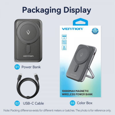 ��� Vention Magnetic Wireless 10000mAh 20W Black (FHNB0) - �������� 2