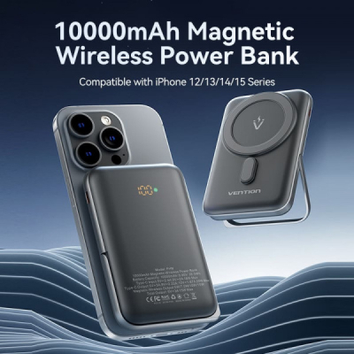��� Vention Magnetic Wireless 10000mAh 20W Black (FHNB0) - �������� 4