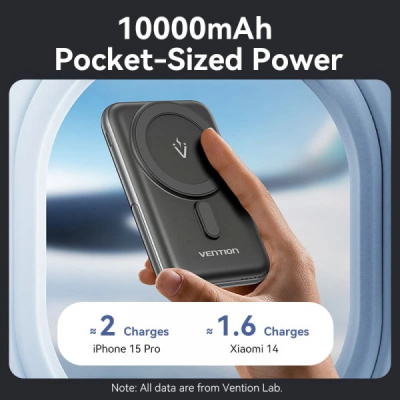 ��� Vention Magnetic Wireless 10000mAh 20W Black (FHNB0) - �������� 5
