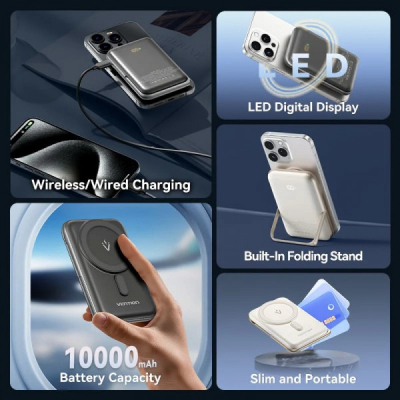��� Vention Magnetic Wireless 10000mAh 20W Black (FHNB0) - �������� 6