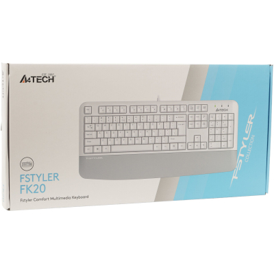��������� A4Tech FK20 USB UA White (4711421003216) - �������� 4