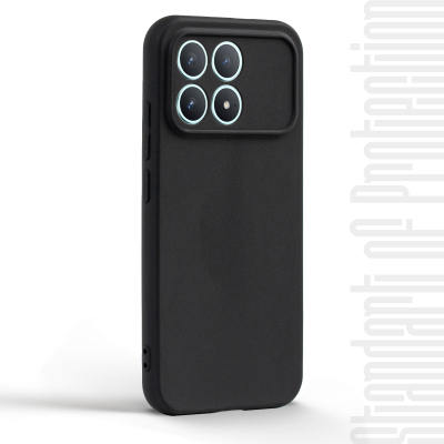����� ��� ���������� �������� Armorstandart Matte Slim Fit Xiaomi Poco F8 Pro Black (ARM89267) - �������� 2