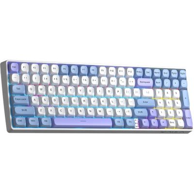 ���������� Aula S100pro RGB KRGD Red Switch Wireless/Bluetooth/Type-C UA White/Blue (6948391205762) - �������� 3