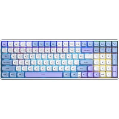 ���������� Aula S100pro RGB KRGD Red Switch Wireless/Bluetooth/Type-C UA White/Blue (6948391205762) - �������� 1