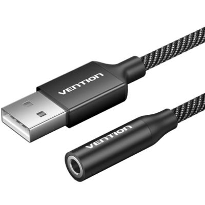������� ����� ������� ����� Vention USB AM to 3.5mm F 0.25m (4pin) 96kHz/24bit DSP noise reduction (CVEBC) - �������� 1