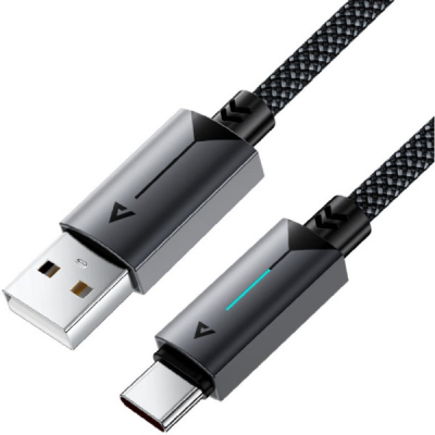 ���� ������ USB 2.0 AM to USB-C 1.2m 60W black Acefast (6974316284482) - �������� 1