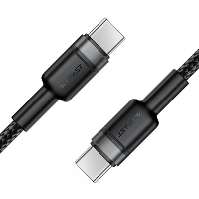���� ������ USB-C to USB-C 1.2m 60W black Acefast (6974316285137) - �������� 2