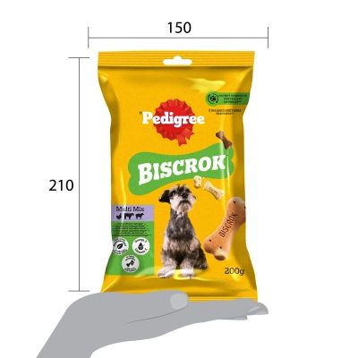 ��������� ��� ����� Pedigree Biscrok Multi Mix �� ������ ������, �������� � ������� 200 � (9003579302545) - �������� 3