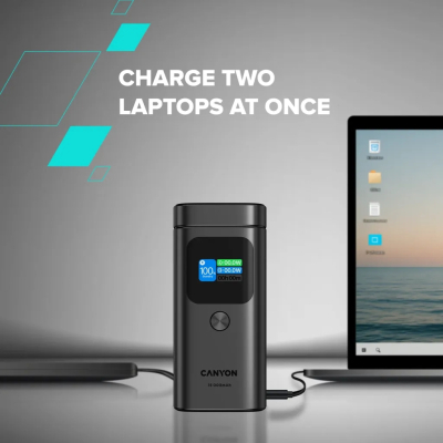 ������� ������������ Canyon 15000mAh OnPower 150 Qi2 magnetic Grey (CNS-CPB150DG) - �������� 11