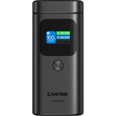 ������� ������������ Canyon 15000mAh OnPower 150 Qi2 magnetic Grey (CNS-CPB150DG) - �������� 1