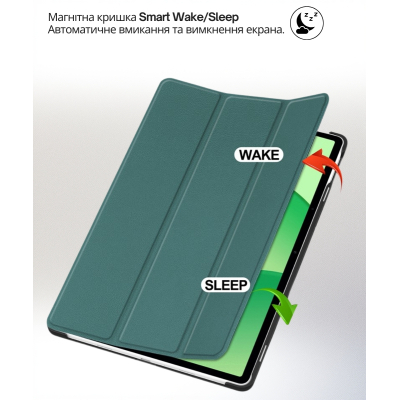 ����� ��� �������� BeCover Smart Case Oppo Pad SE / OnePlus Pad lite 11.0" 2025 Dark Green (714781) - �������� 5