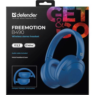 ��������� Defender FreeMotion B490 Bluetooth Blue (63491) - �������� 7