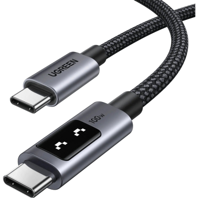 ���� ������ USB-C to USB-C 2.0m PD 100W display L509 black Ugreen (35512) - �������� 1