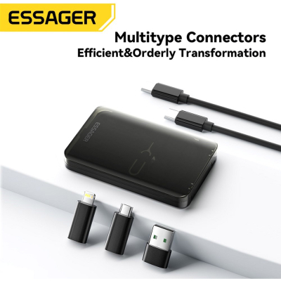 ���� ������ USB charging cable set Treasure box 0.28m Essager (ECJHZ-JH01-P) - �������� 2