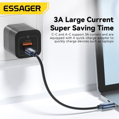 ���� ������ USB charging cable set Treasure box 0.28m Essager (ECJHZ-JH01-P) - �������� 4