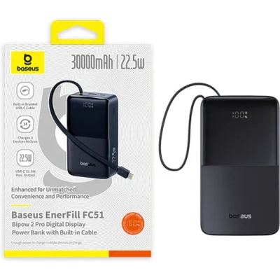 ��� Baseus EnerFill FC51 Bipow2 Pro 30000mAh black (E0028100) - �������� 3
