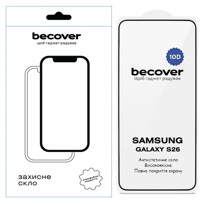 ���� ������� BeCover 10D Samsung Galaxy S26 SM-S942 Black (714766) - �������� 1