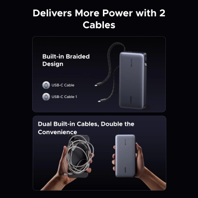 ��� Ugreen 25000mAh 165W DualCable (PB552 55995B) - �������� 7