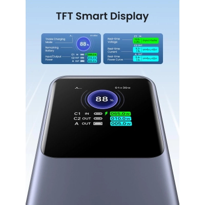 ��� Ugreen 25000mAh 200W Nexode Smart Display (PB722 35525B) - �������� 8