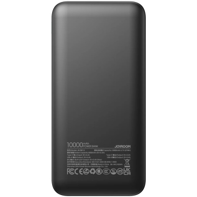 ������� ������������ JOYROOM 10000mAh 12W 2*USB-A, USB-C In/Out, Black (JR-PBF12 / 6956116713256) - �������� 5