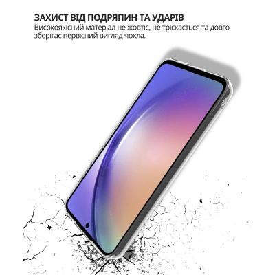 ����� �� ��������� �������� BeCover silicone Samsung Galaxy A57 5G SM-A576 Transparent (714858) - �������� 3