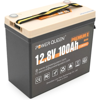 ������� ��� ��� ������� LiFePo4 Power Queen 12.8V 100Ah Mini (P12V100-PREM-16-A60-DE) - �������� 2