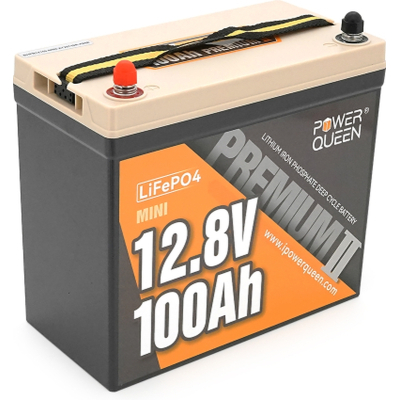 ������� ��� ��� ������� LiFePo4 Power Queen 12.8V 100Ah Mini (P12V100-PREM-16-A60-DE) - �������� 1