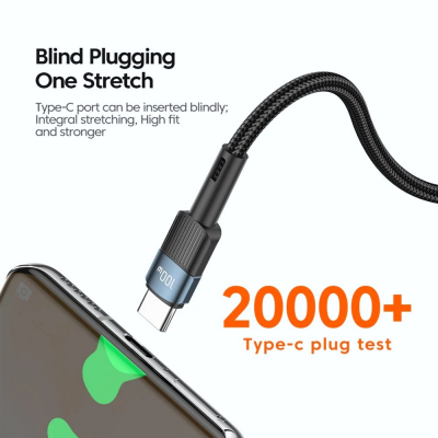 ���� ������ USB-C to USB-C 0.5m 100W black Essager (EXCTT1-XCB01) - �������� 5