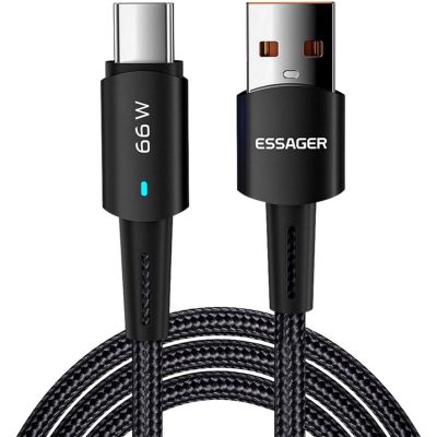 ���� ������ USB 2.0 AM to USB-C 0.5m 6A Essager (EXCT-CGB01) - �������� 1