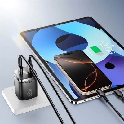 �������� ������� 1xUSB-C + 1xUSB 33W GaN black Essager (ECT33W-GMB01-Z) - �������� 5