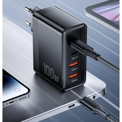 �������� ������� 2xUSB-C + 2xUSB 100W Essager (ECT2CA-QYB01-Z) - �������� 10