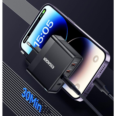 �������� ������� 2xUSB-C + 2xUSB 100W Essager (ECT2CA-QYB01-Z) - �������� 8