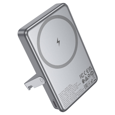 ������� ������������ HOCO 10000mAh Sunlight PD/20W Magnetic with stand Metal Grey (Q36A / 714987) - �������� 3