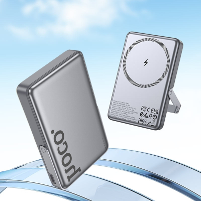 ������� ������������ HOCO 10000mAh Sunlight PD/20W Magnetic with stand Metal Grey (Q36A / 714987) - �������� 7
