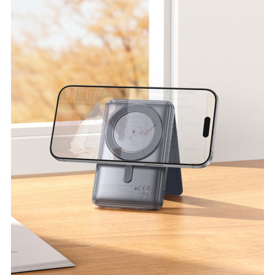 ������� ������������ HOCO 5000mAh Title PD/20W Magnetic with stand + mini wallet Grey (Q46 / 714988) - �������� 8