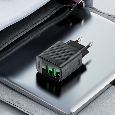 �������� ������� Acefast 2xUSB 12W A86 black (6974316283270) - �������� 8