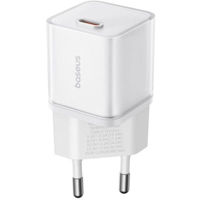 �������� ������� Baseus 1xUSB-C 30W GaN5S white (P10162504213-00) - �������� 2