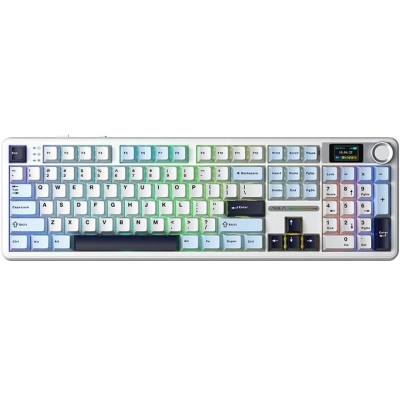 ��������� Aula F108 Pro Reaper Switch USB/Bluetooth/2.4G White (6978080501318) - �������� 1
