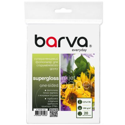 ���������� Barva 13x18, 260 g/m2, Everyday, supergloss, 20� (IP-RE260-439) - �������� 1
