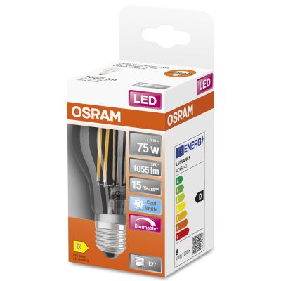 �������� Osram LED CLA75 DIM 7,5W/840 230V FIL E27 (4058075434967) - �������� 5